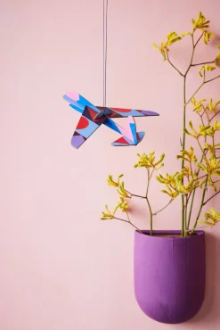 Hängende Deko 'Geometrisches Flugzeug'