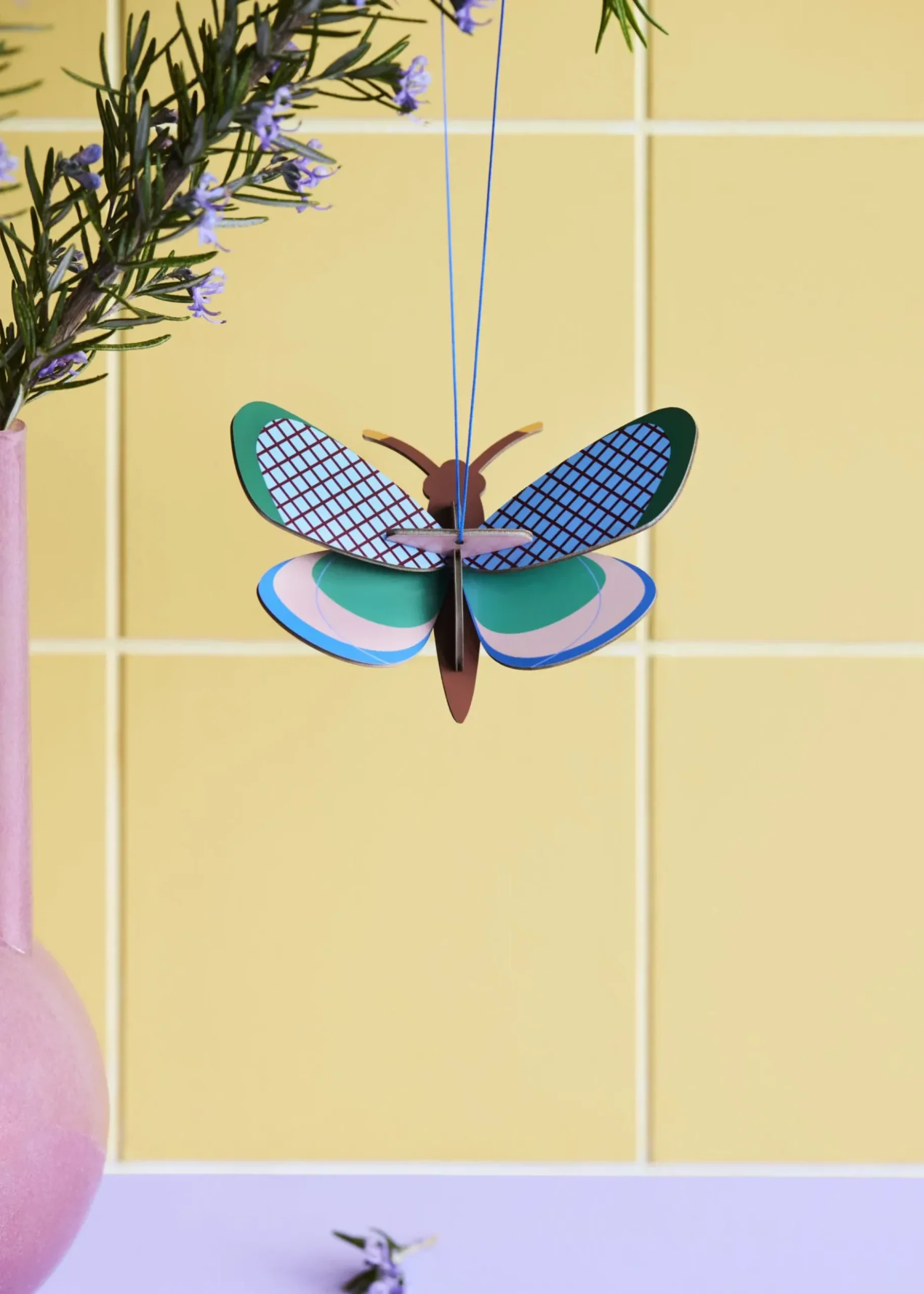 Hängende Deko 'Gitter-Schmetterling'