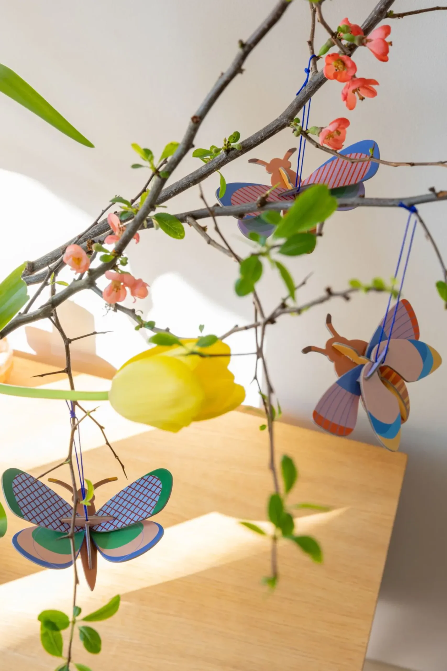 Hängende Deko 'Gitter-Schmetterling'