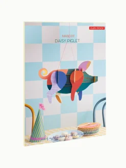 Hängende Deko 'Leuchtendes Ferkel'