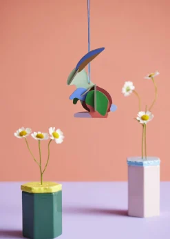 Hängende Deko 'Leuchtendes Kaninchen'