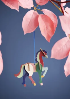 Hängende Deko 'Leuchtendes Pferd'