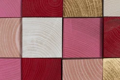 Holzbild 3D 'Colours in Love' 75x75x6,5cm