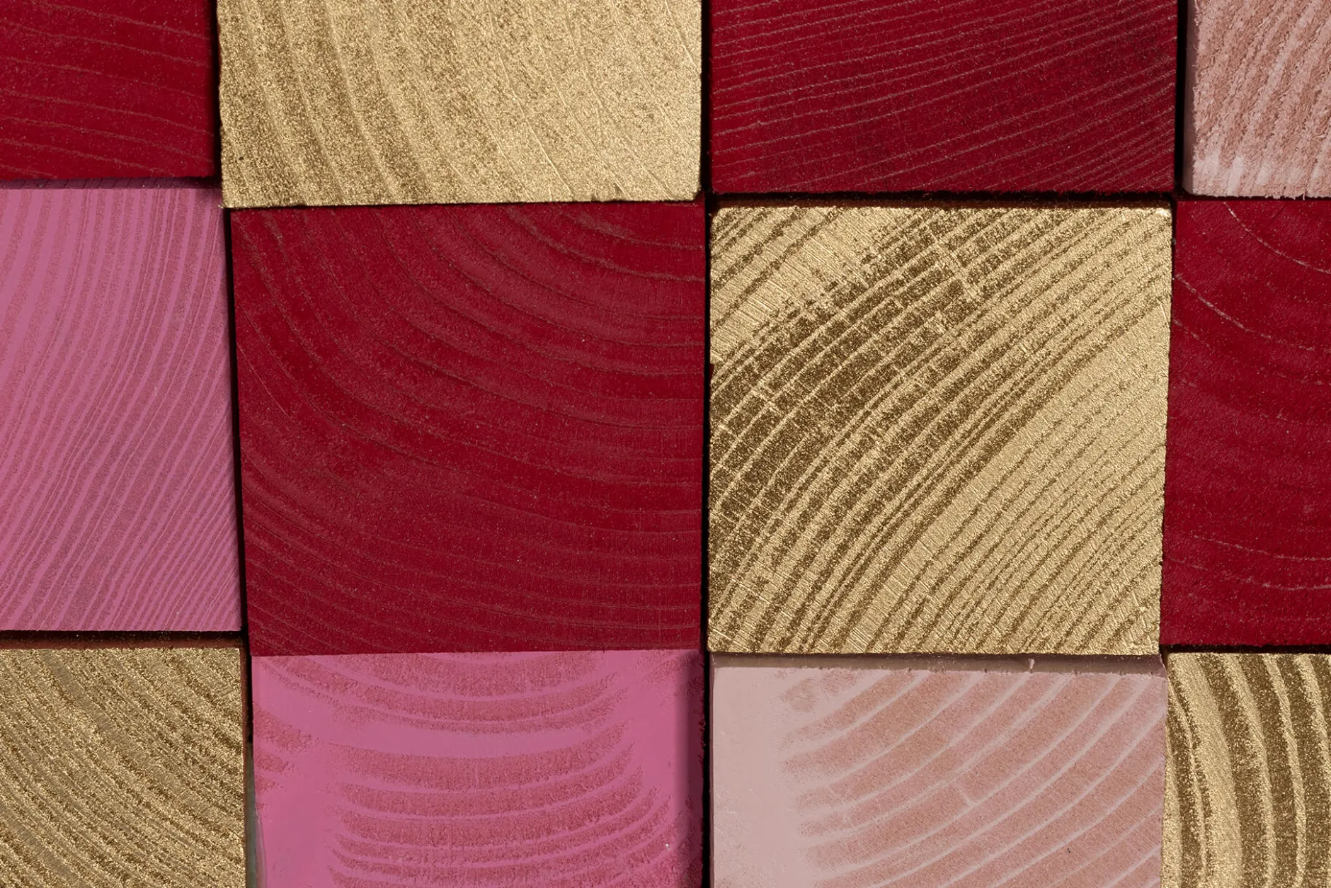 Holzbild 3D 'Colours in Love' 75x75x6,5cm