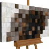 Holzbild 3D 'Colours of Elegance' 98x55x6,5cm