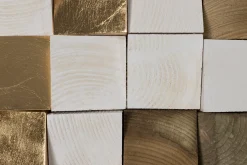 Holzbild 3D 'Colours of Well-being' 75x75x7,5cm