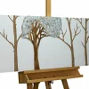 Holzbild 3D 'Ewiger Frühling' 120x40x3,5cm
