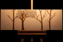 Holzbild 3D 'Ewiger Frühling' 120x40x3,5cm