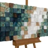 Holzbild 3D 'Horizon Colours' 98x55x6,5cm