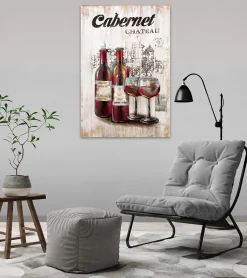 Holzbild 3D 'Love Potion' 60x90x5cm