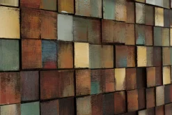 Holzbild 3D 'More is more' 144x44x7cm