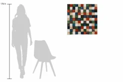 Holzbild 3D 'Mystic Pattern' 75x75x7,5cm