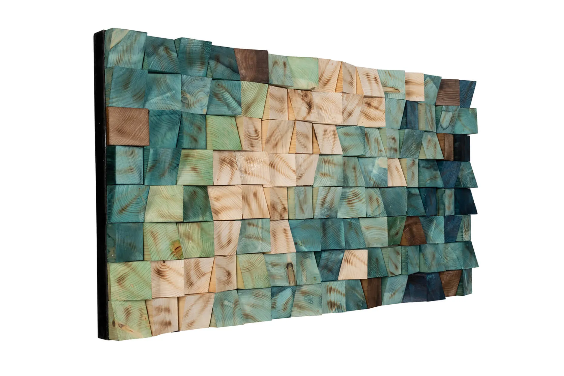 Holzbild 3D 'Oceanic Colours' 98x55x6,5cm