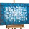 Holzbild 3D 'Reflektion des Meeres' 90x60x5cm