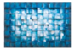 Holzbild 3D 'Reflektion des Meeres' 90x60x5cm