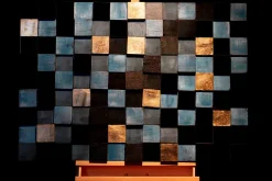 Holzbild 3D 'Schimmerndes Meer' 100x70x5cm