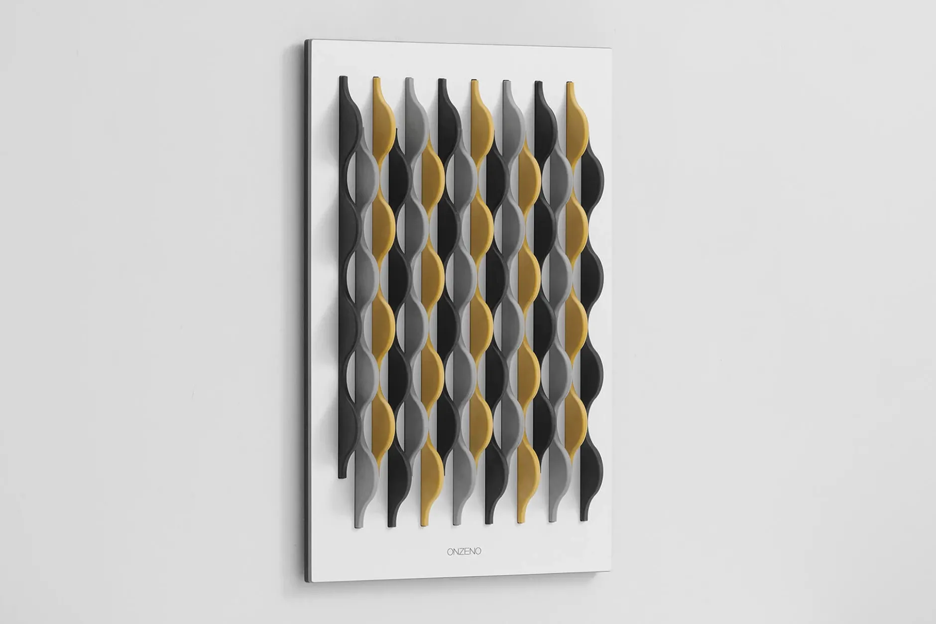 Holzbild 3D 'The Combination' 45x65x1,5cm