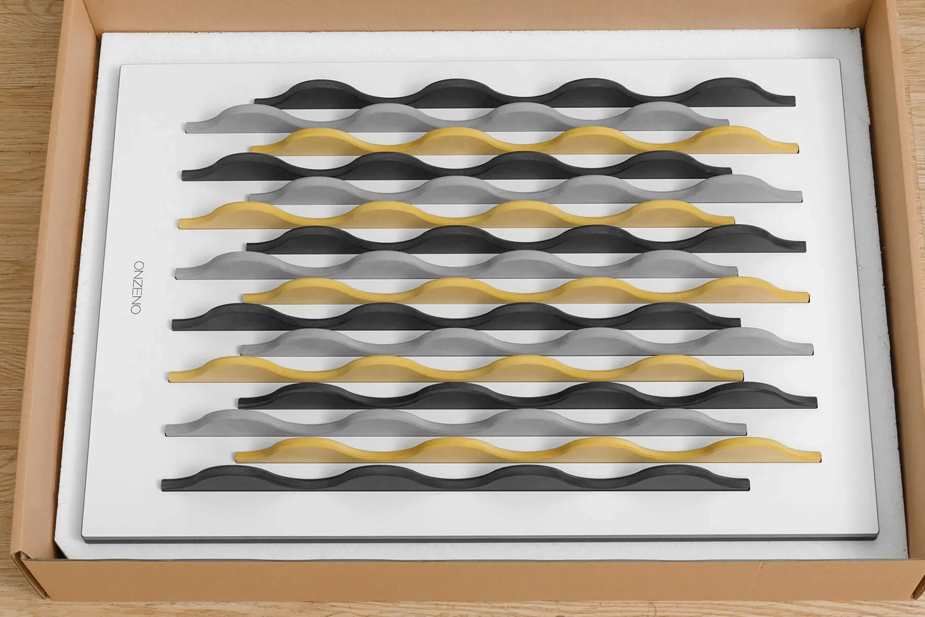 Holzbild 3D 'The Combination' 45x65x1,5cm