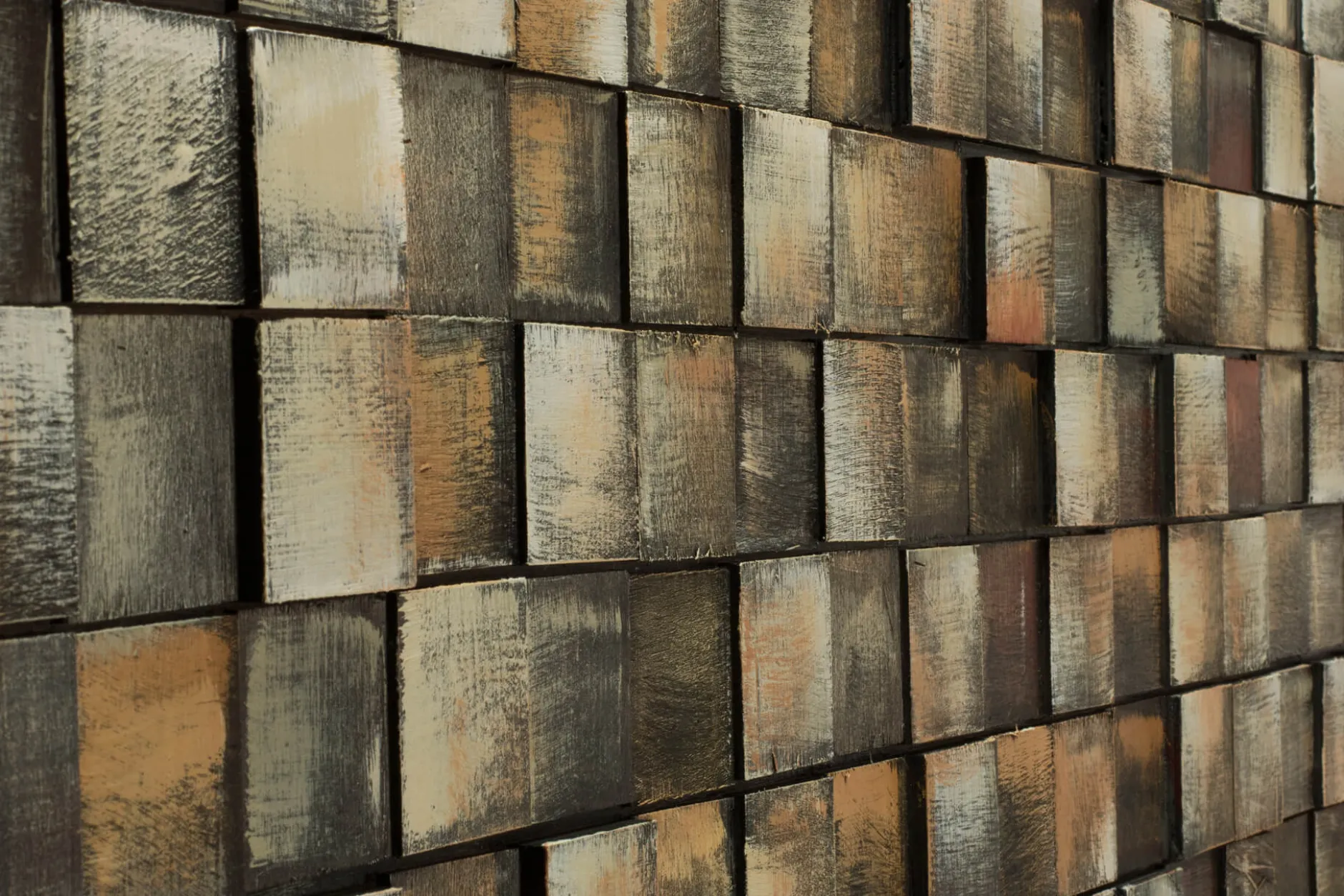 Holzbild 3D 'World beyond' 144x44x6cm