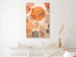 Kunstdruck auf Leinwand 'Amber Kaleidoscope Vertical'