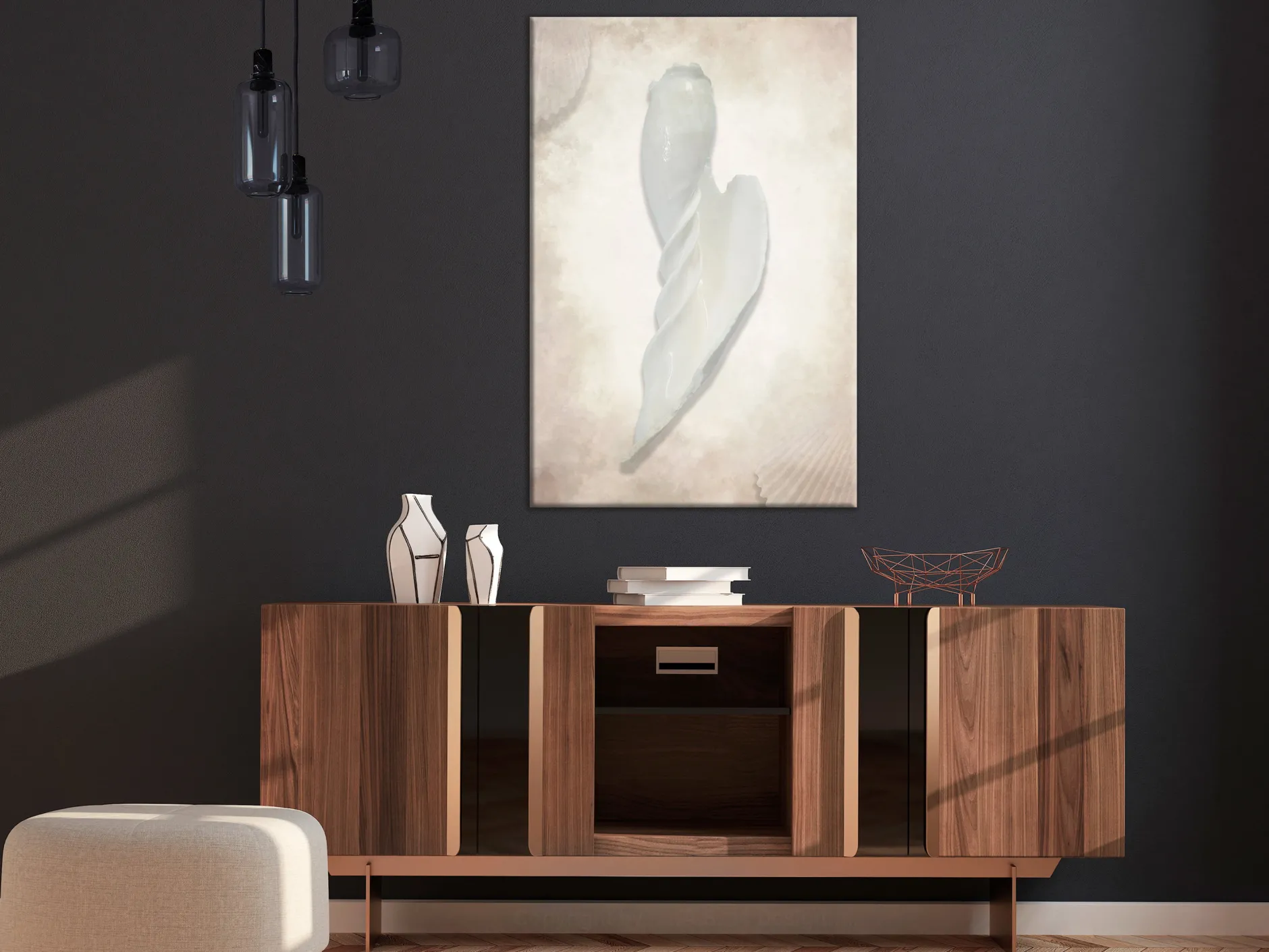 Kunstdruck auf Leinwand 'Another High Tide Vertical'
