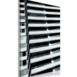 Kunstdruck auf Leinwand 'Architectural Raster Vertical'