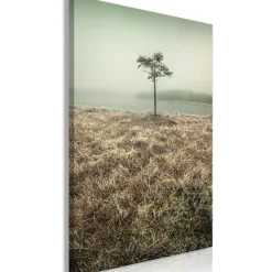 Kunstdruck auf Leinwand 'At the Lake Shore Vertical'