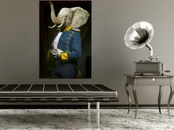 Kunstdruck auf Leinwand 'Audience Vertical'