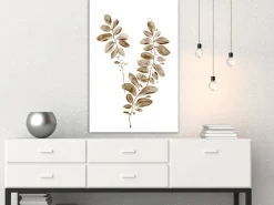 Kunstdruck auf Leinwand 'August Leaves Vertical'