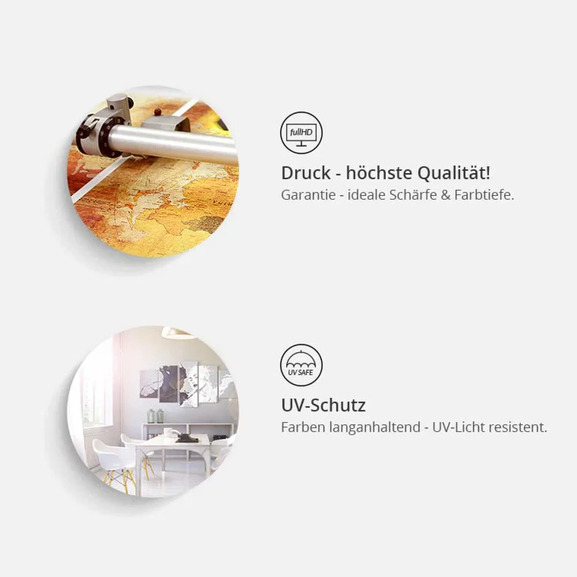 Kunstdruck auf Leinwand 'Blooming Tones Wide'