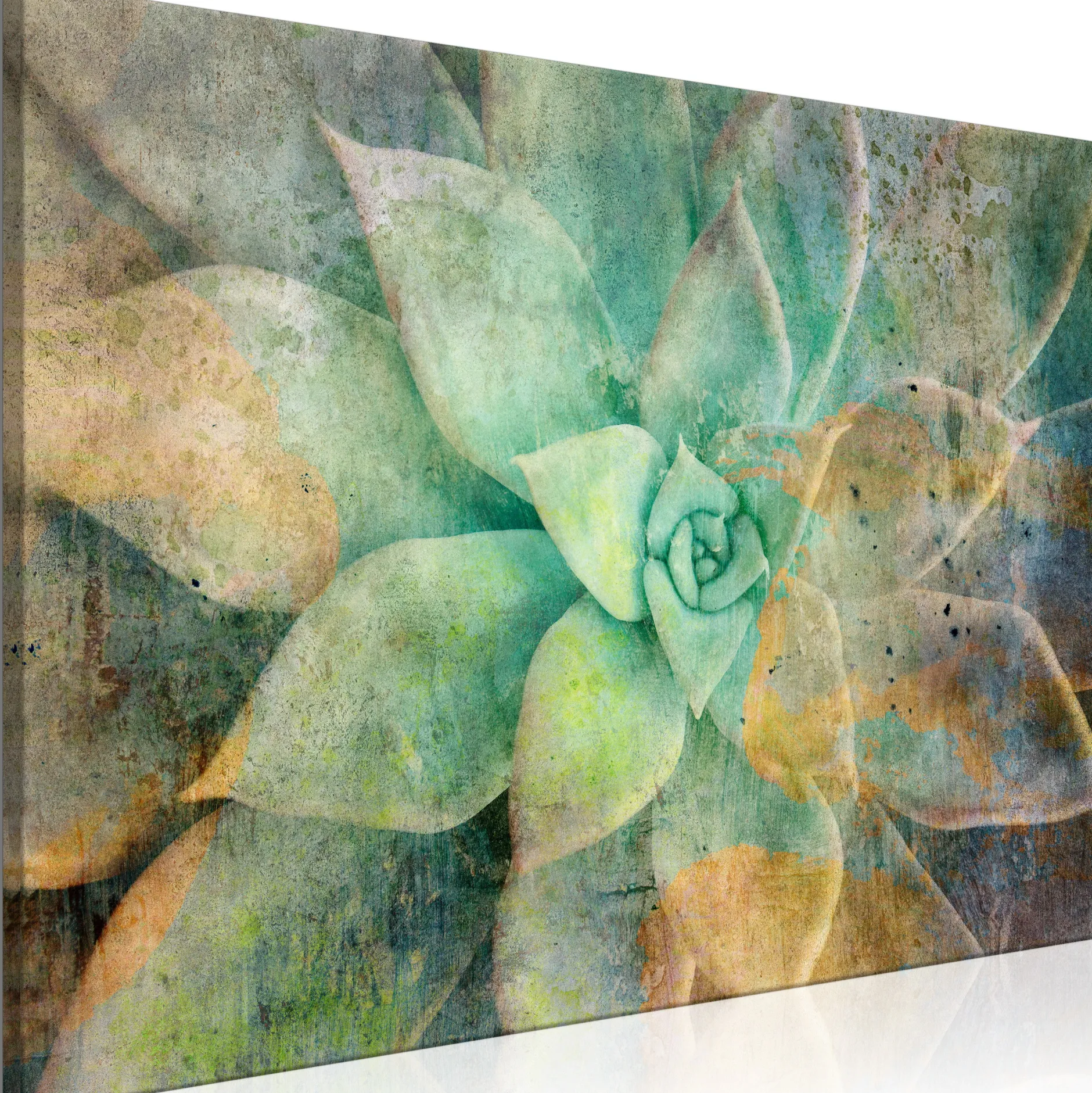 Kunstdruck auf Leinwand 'Blooming Tones Wide'