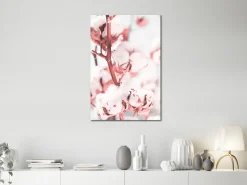 Kunstdruck auf Leinwand 'Blooming Cotton Vertical'