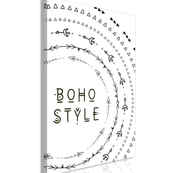 Kunstdruck auf Leinwand 'Boho Style Vertical'