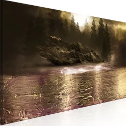 Kunstdruck auf Leinwand 'Contemplation Narrow - First Variant'