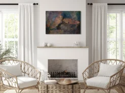 Kunstdruck auf Leinwand 'Copper Leaves Wide'