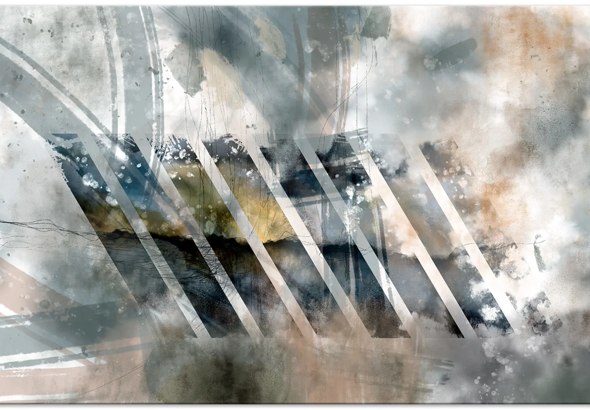 Kunstdruck auf Leinwand 'Daily Moments Wide'