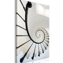 Kunstdruck auf Leinwand 'Endless Stairs Vertical'