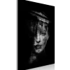 Kunstdruck auf Leinwand 'Feminine Architecture Vertical'