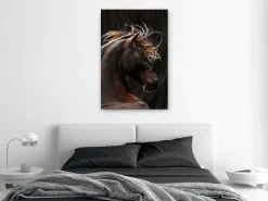 Kunstdruck auf Leinwand 'Fiery Wind Vertical'