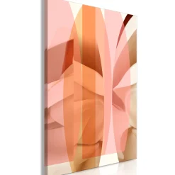 Kunstdruck auf Leinwand 'Floral Kaleidoscope Vertical'