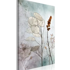 Kunstdruck auf Leinwand 'Foggy Lunaria Vertical'