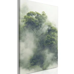 Kunstdruck auf Leinwand 'Foggy Amazon Vertical'