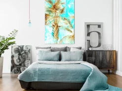 Kunstdruck auf Leinwand 'Forbidden Paradise Vertical'