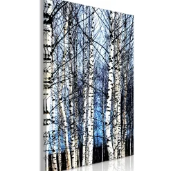 Kunstdruck auf Leinwand 'Frosty January Vertical'