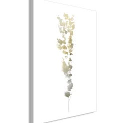 Kunstdruck auf Leinwand 'Golden Branch Vertical'
