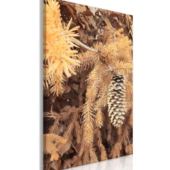 Kunstdruck auf Leinwand 'Golden Cone Vertical'