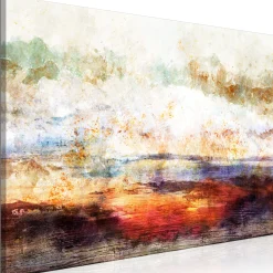 Kunstdruck auf Leinwand 'Gold Rush Wide'