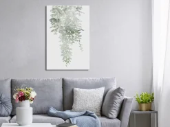 Kunstdruck auf Leinwand 'Green Cascade Vertical'