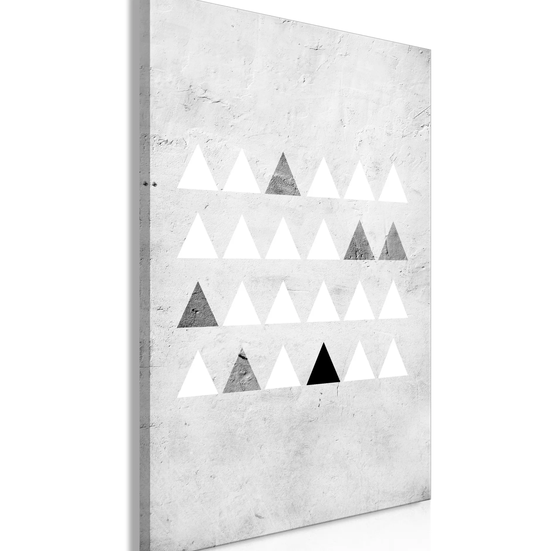 Kunstdruck auf Leinwand 'Grey Forest Vertical'