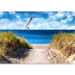 Kunstdruck auf Leinwand 'Gull Flight'